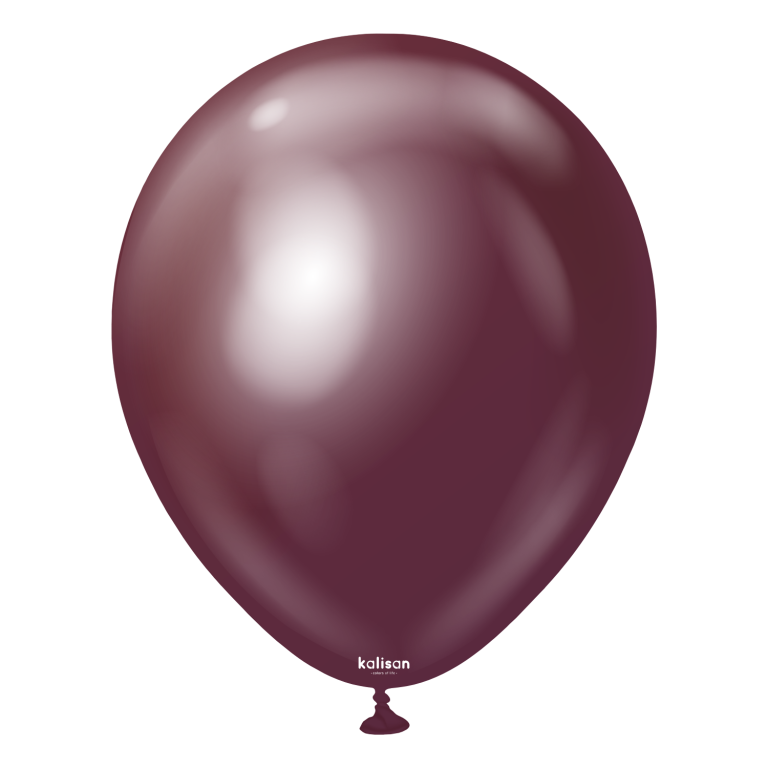 18'' Mirror Balon Bordo 5 li Paket