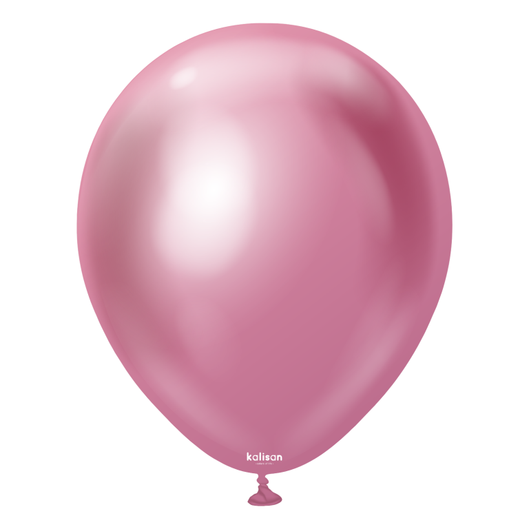 18'' Krom Balon Pembe 5 li Paket