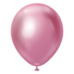 18'' Mirror Balon Pembe 5 li Paket
