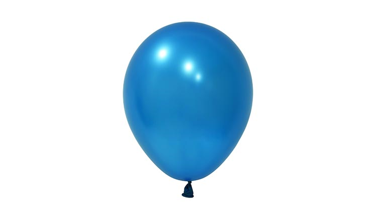 12'' BASKI BALONU METALİK MAVİ 100' LÜ