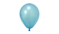 12'' BASKI BALONU METALİK AÇIK MAVİ 100' LÜ
