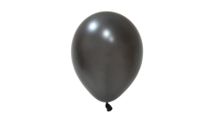12'' BASKI BALONU METALİK SİYAH 100'LÜ