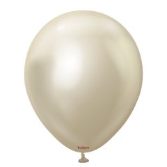 18'' Mirror Balon Beyaz Altın 5 li Paket