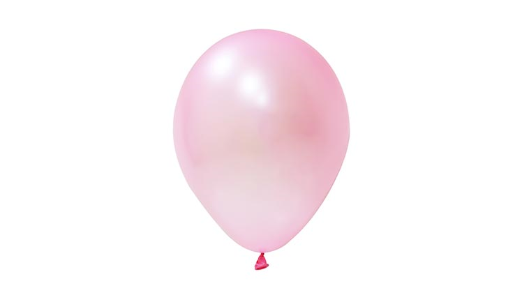 12'' BASKI BALONU METALİK PEMBE 100' LÜ