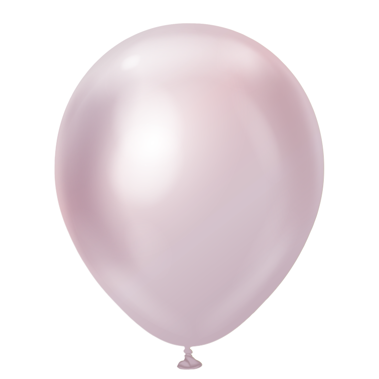18'' Mirror Balon Pembe Altın 5 li Paket