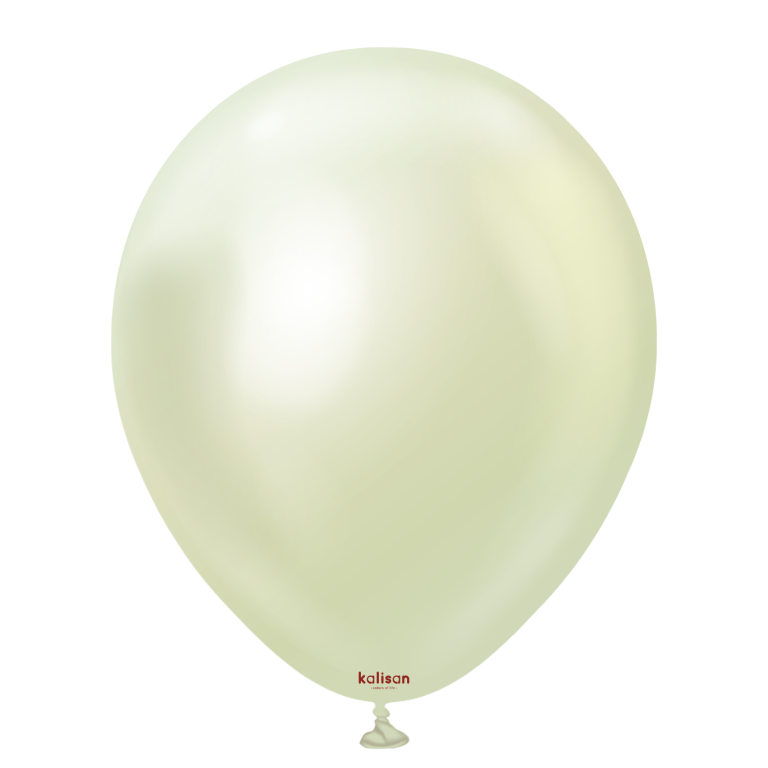 18'' Mirror Balon Yeşil Altın 5 li Paket