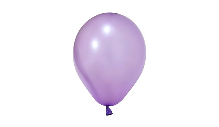 12'' BASKI BALONU METALİK AÇIK VİOLET 100' LÜ