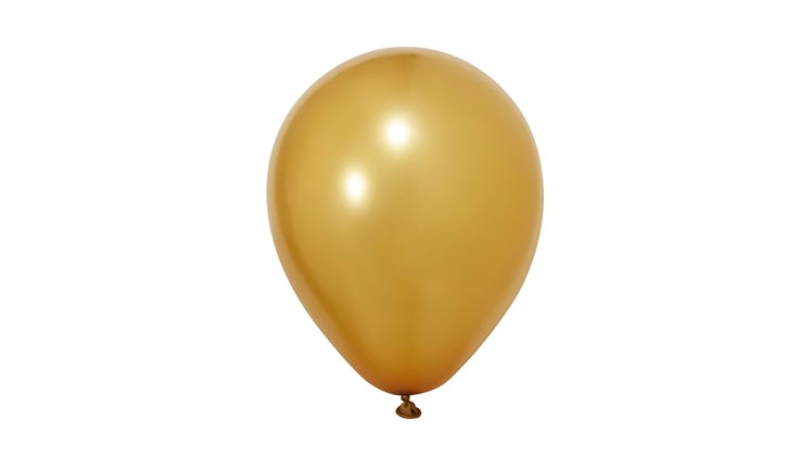 12'' BASKI BALONU METALİK GOLD 100'LÜ