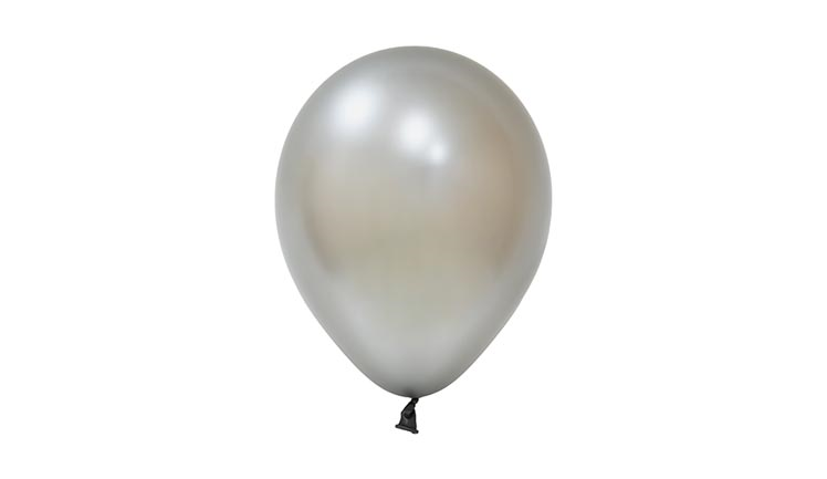 12'' BASKI BALONU METALİK SILVER 100'LÜ