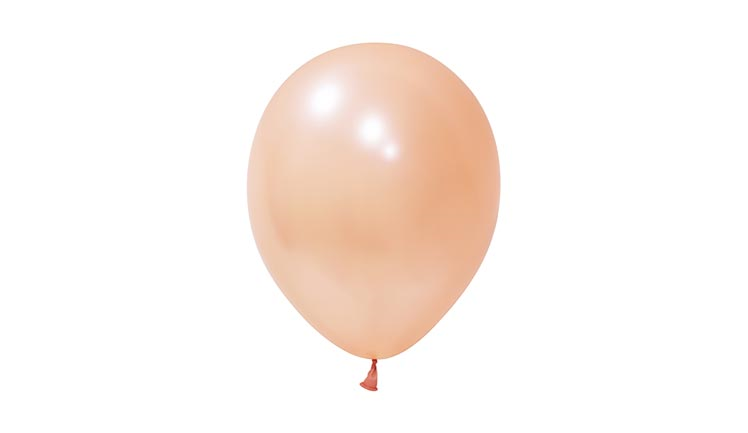 12'' BASKI BALONU METALİK ROSE GOLD 100'LÜ