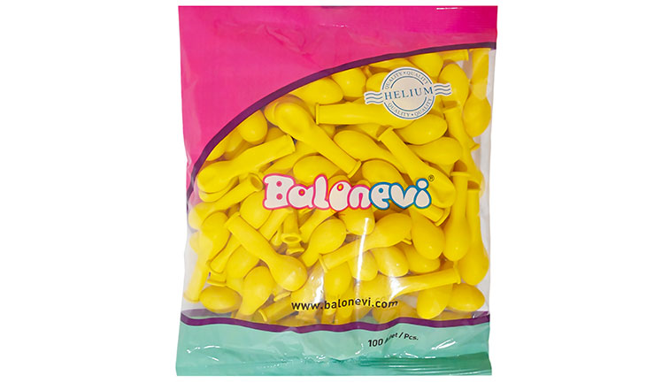 5'' YUVARLAK BALON SARI (100'LÜ)